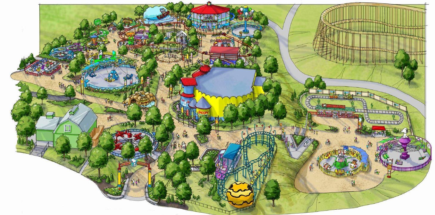 Worlds Of Fun Expanding Planet Snoopy In 2016 Coaster101