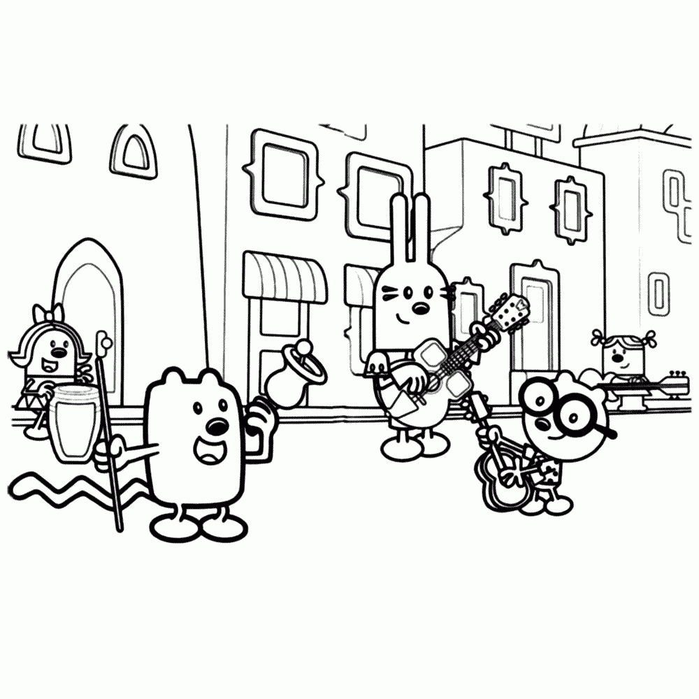  Wow Wow Wubbzy Coloring Pages Books 100 FREE And Printable 