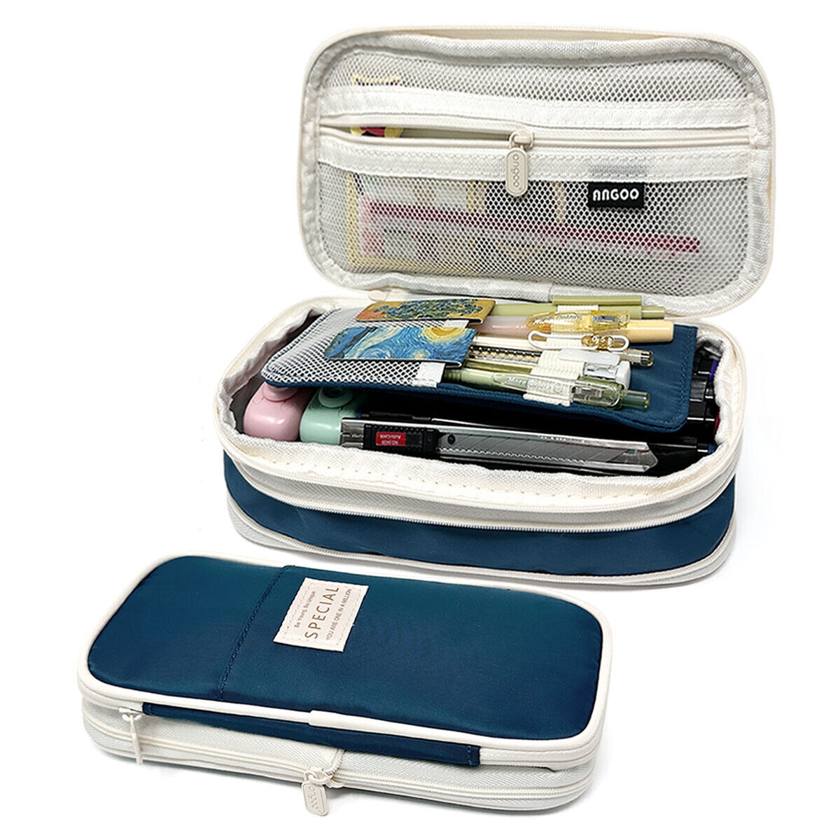 Wrapables Large Capacity Pencil Case Expandable Pencil Pouch EBay