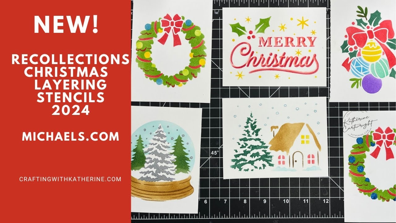 YAY OR NAY Recollections Christmas Layering Stencils Michaels YouTube