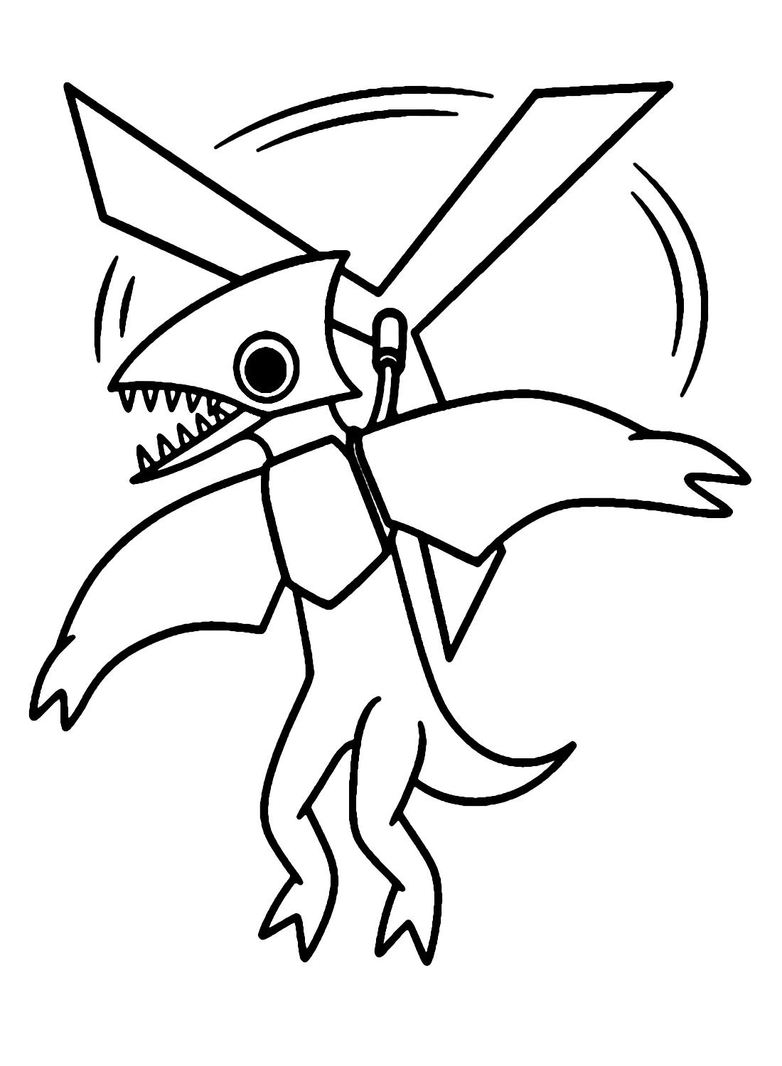 yellow rainbow friends coloring pages