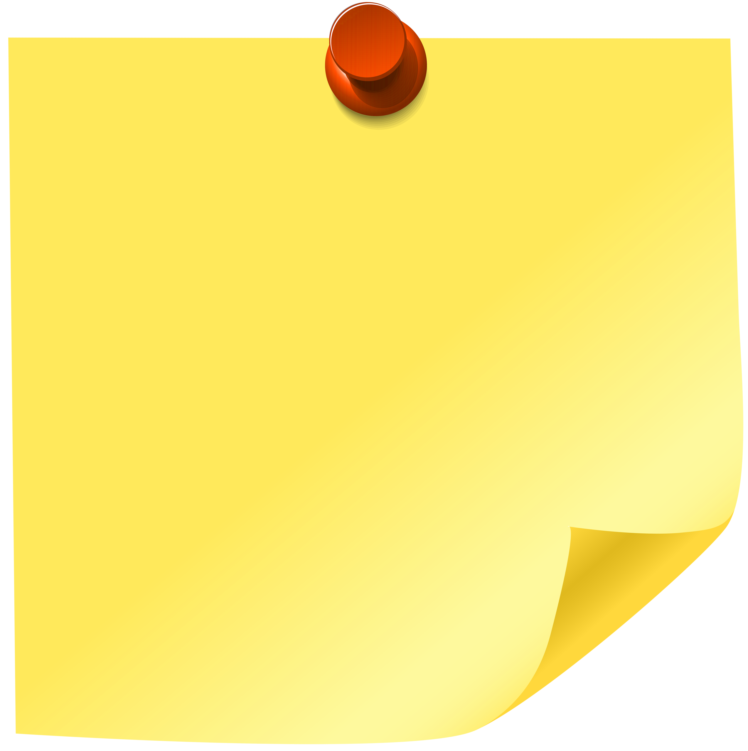 Yellow Sticky Note PNG Clip Art Best WEB Clipart