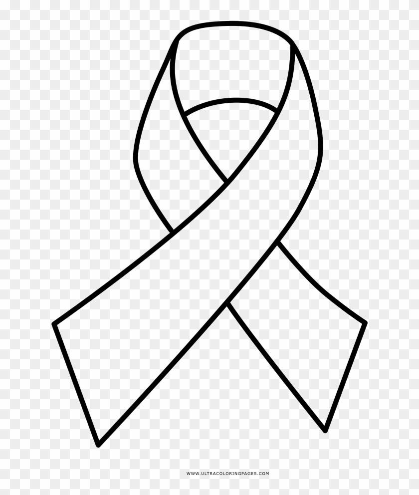 Yellowribbon Coloring Page Breast Cancer Ribbon Drawing Free Transparent PNG Clipart Images Download