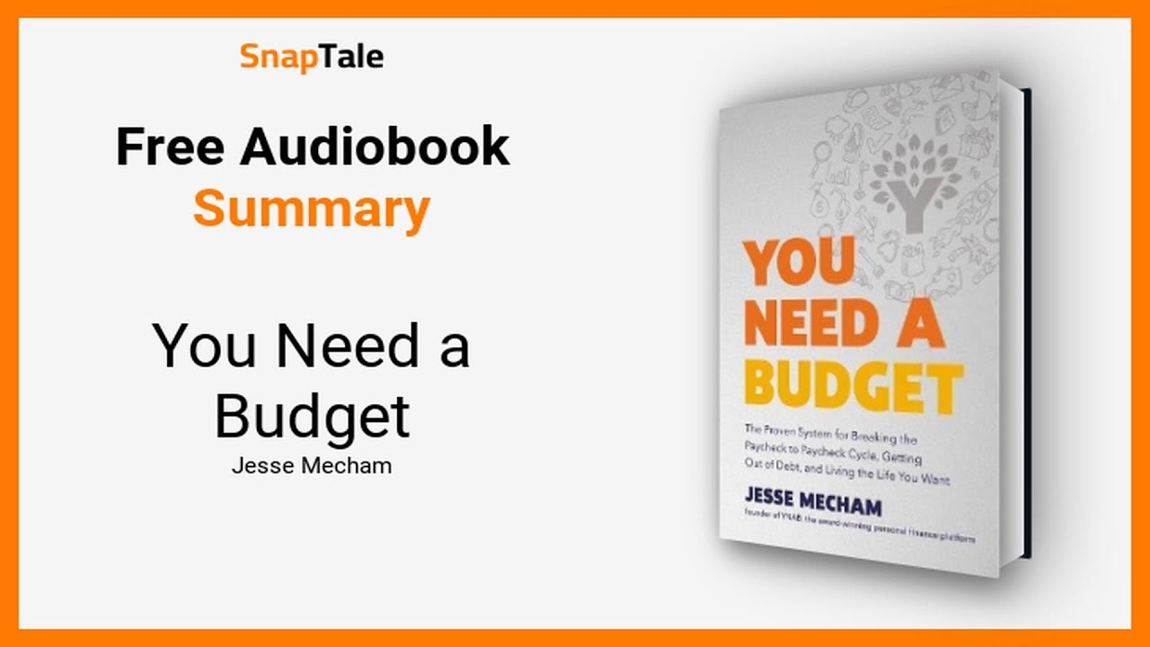 you need a budget book