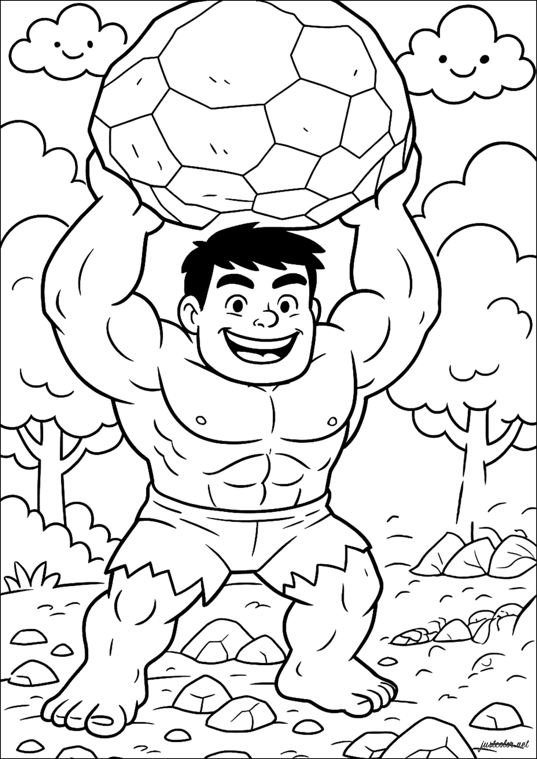 hulk coloring pages to print