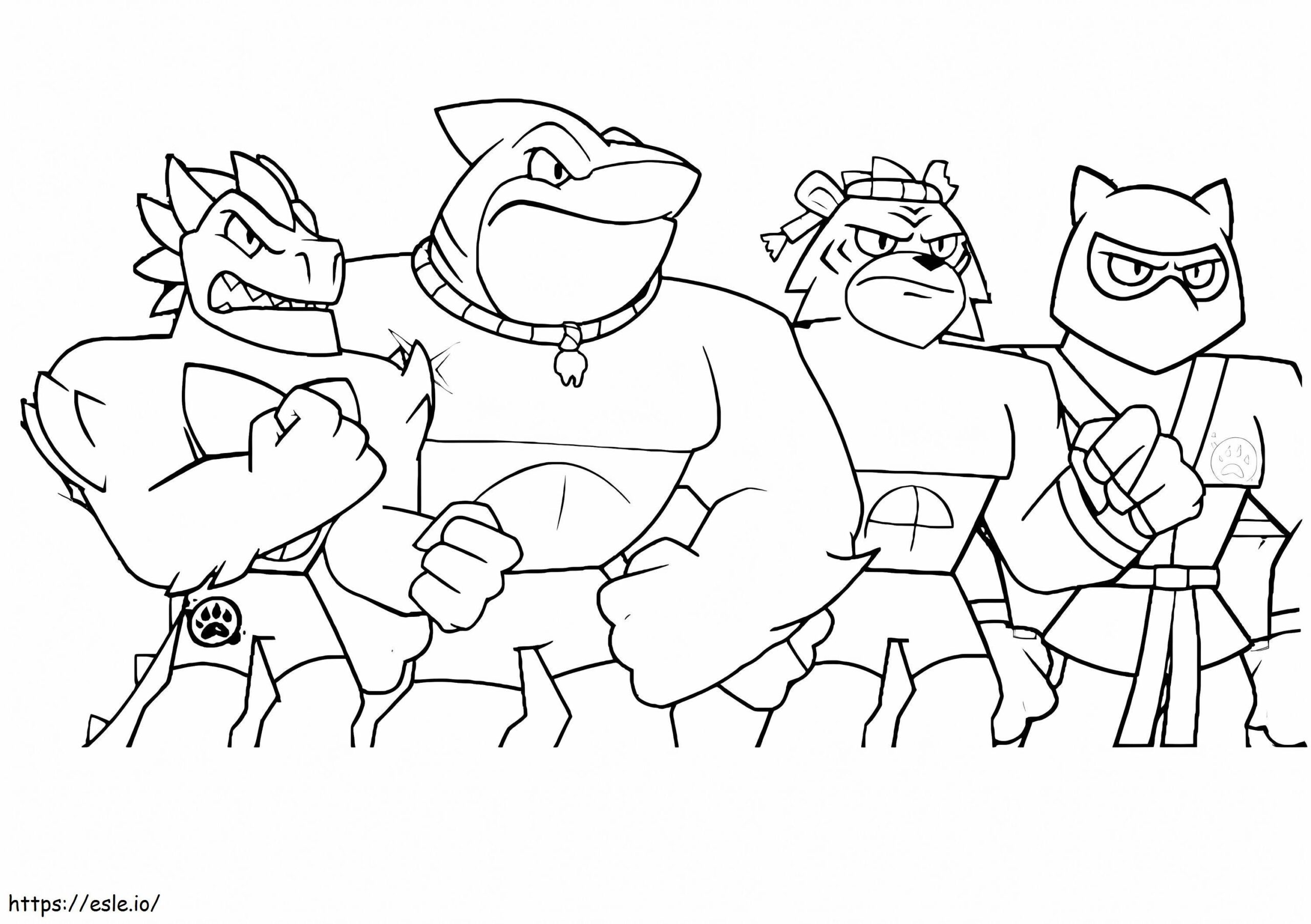 Zu Para Pintar Coloring Pages Goo Jit Zu Blanco Free Goo Jit Zu To Print Coloring